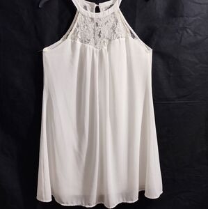 Vanberfia Woman's size XL Lace sleeveless Dress NWT